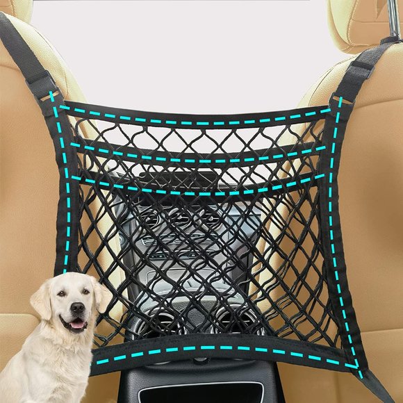 Upgraded Netting Bag for Car - Plus Size Universal Elastic Mesh Net Trunk Bag - Picture 1 of 5